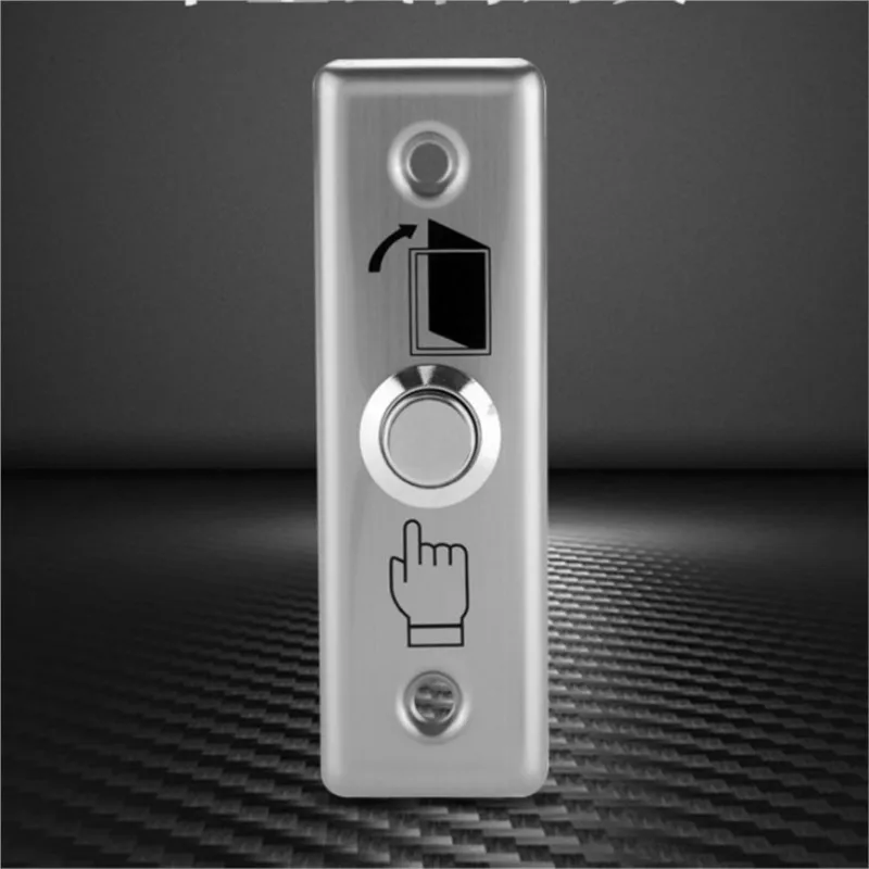 

Stainless Steel Exit Button Push Switch Door Sensor Opener Release For Magnetic Lock Access Control Home Security Protection