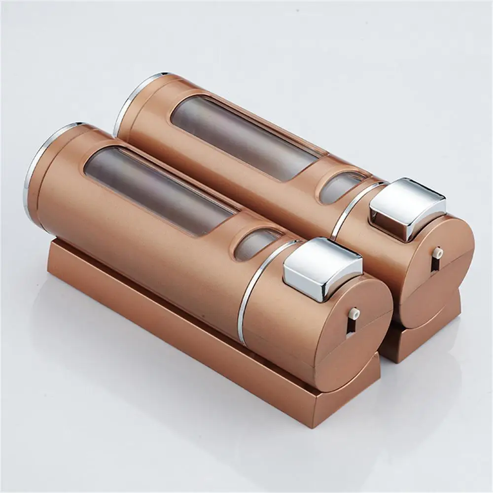 

Large-capacity Cup Body Manual Press Soap Dispensers Labor-saving Abs Double-head Manual Soap Dispenser Bathroom Supplies 540g