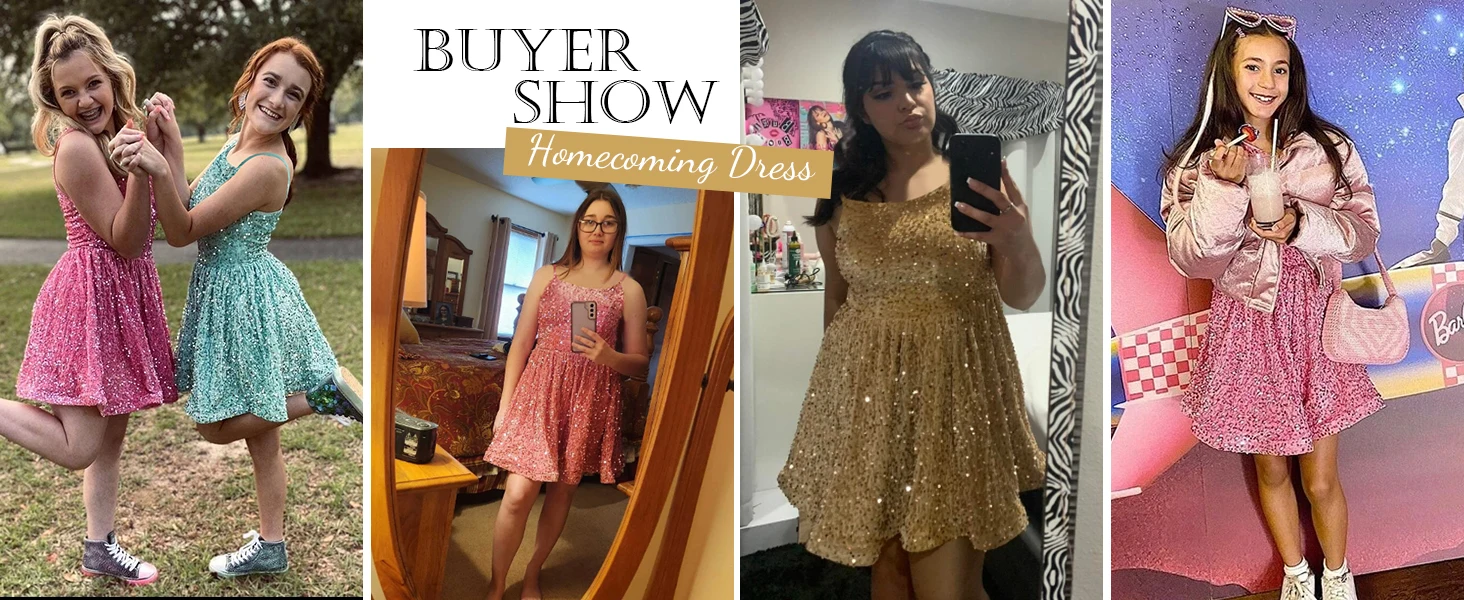 sequin homecoming dresses for teens