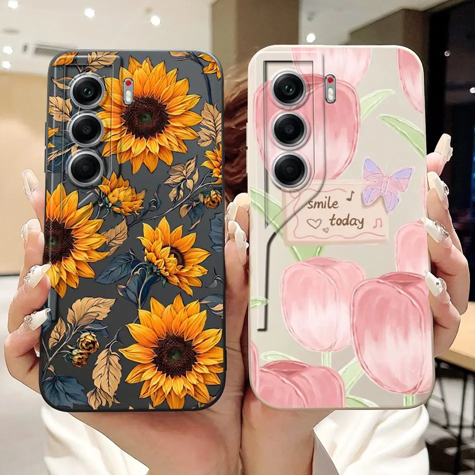 Elegant Butterfly Floral Soft Silicone Phone Case and Bumper