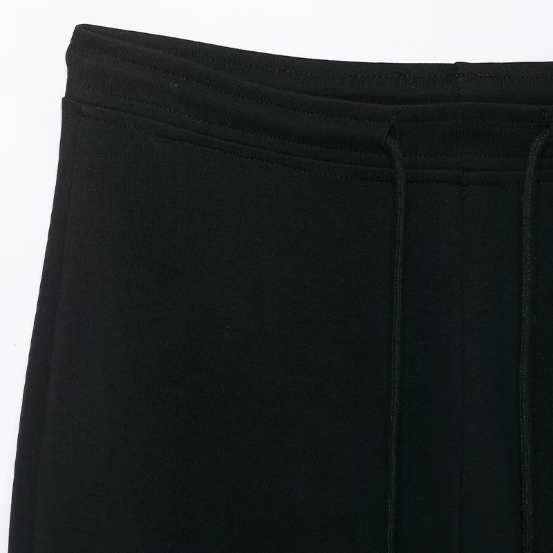 Willshela Women Fashion Solid Drawstring Flare Pants Vintage High Elastic Waist Full Length Female Chic Lady Trousers