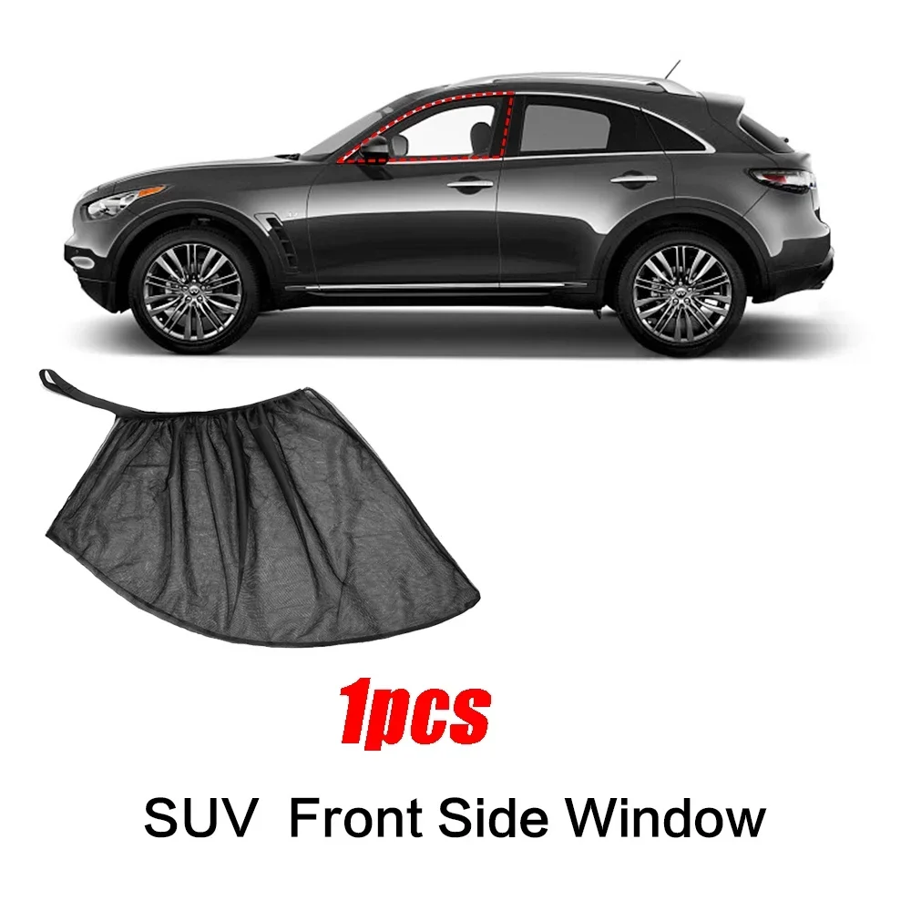 Universal Car Side Window Sunshade Curtains – Mosquito Repellent Mesh