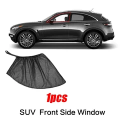 Universal Car Side Window Sunshade Curtains - Mosquito Repellent Mesh (1pcs  SUV front)