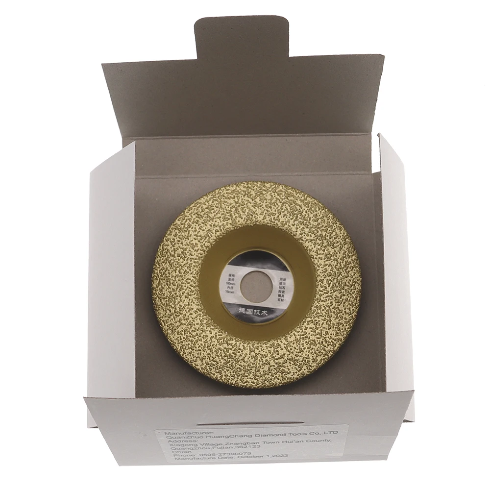 RIJILEI 110*16*1.8 Brazing Diamonds Grinding Disc Thickening Silicon Carbide Grinding Wheel Ceramic Grinding Disc MX38 6