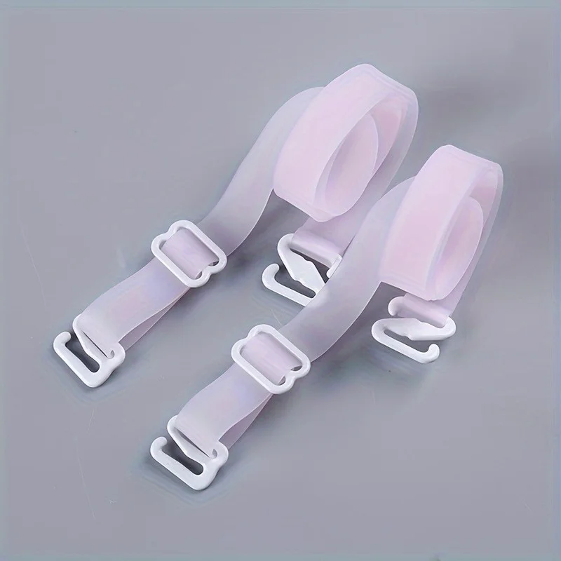 Silicone Bra Straps for Women - Transparent & Stylish Underwear Accessories