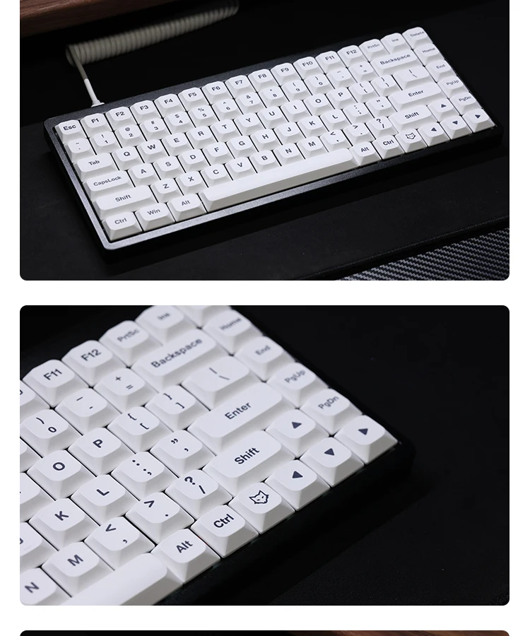 Keycaps para Gateron, cereja MX, interruptores mecânicos, teclado do jogo, 135 chaves