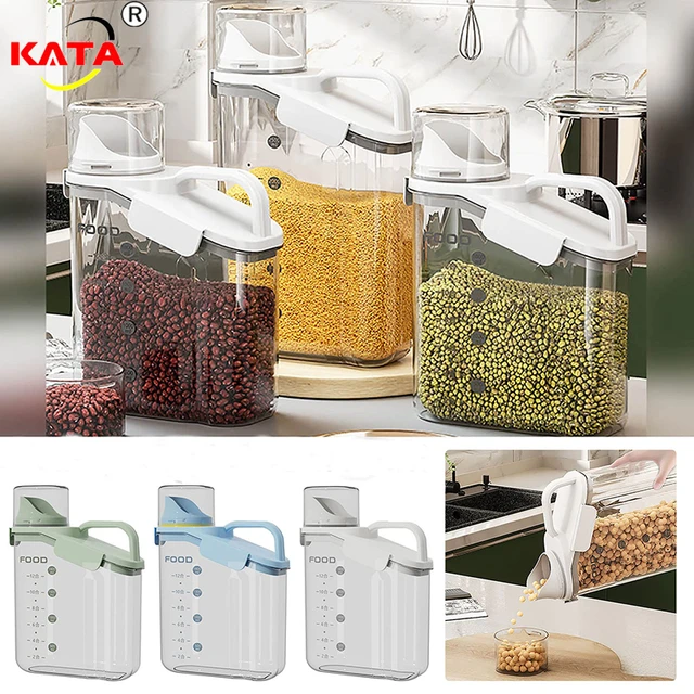 Kitchen Airtight Canister Large Flour Coffee Bean Cereal Sugar