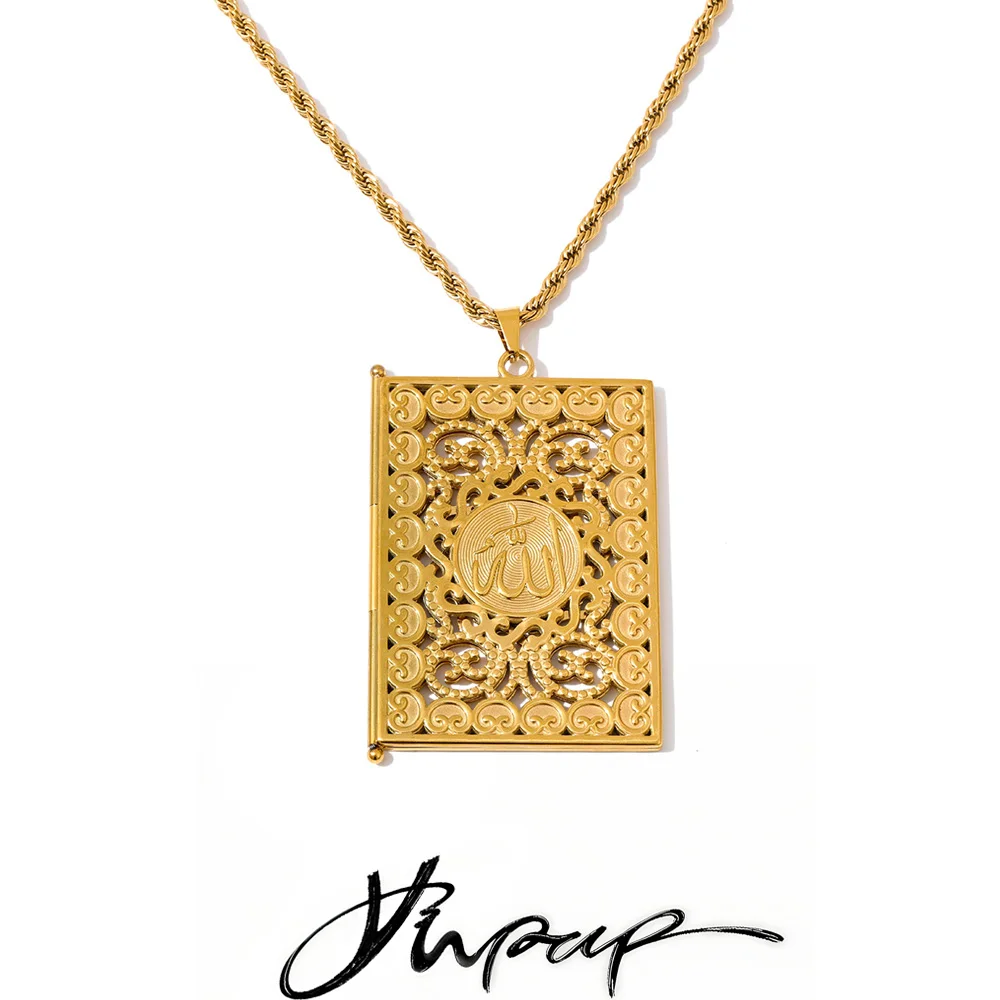 Yhpup Pendant Stainless Steel Waterproof