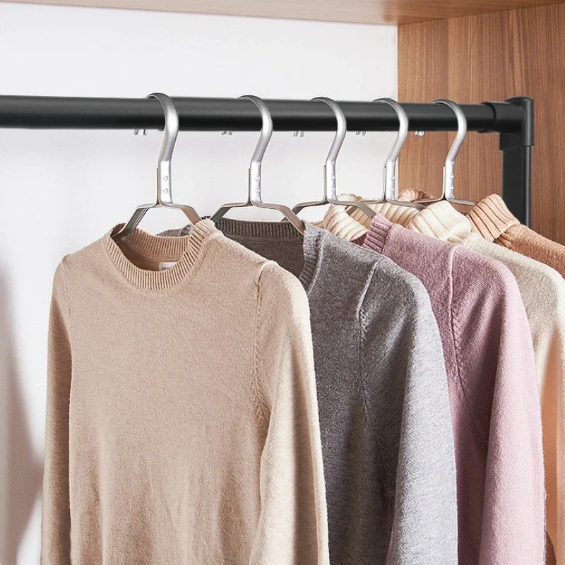 

Cloakroom Wardrobe Lifting Hanger Slow Lifting Hanger Retractable Manual Black Rack