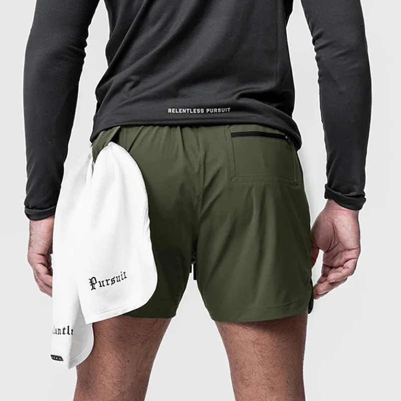 Men's Summer Gym Shorts Loose Quick Drying Shorts Man Outdoor Casual Running Male Sports Fitness Jogger Basketball Short Pants 2