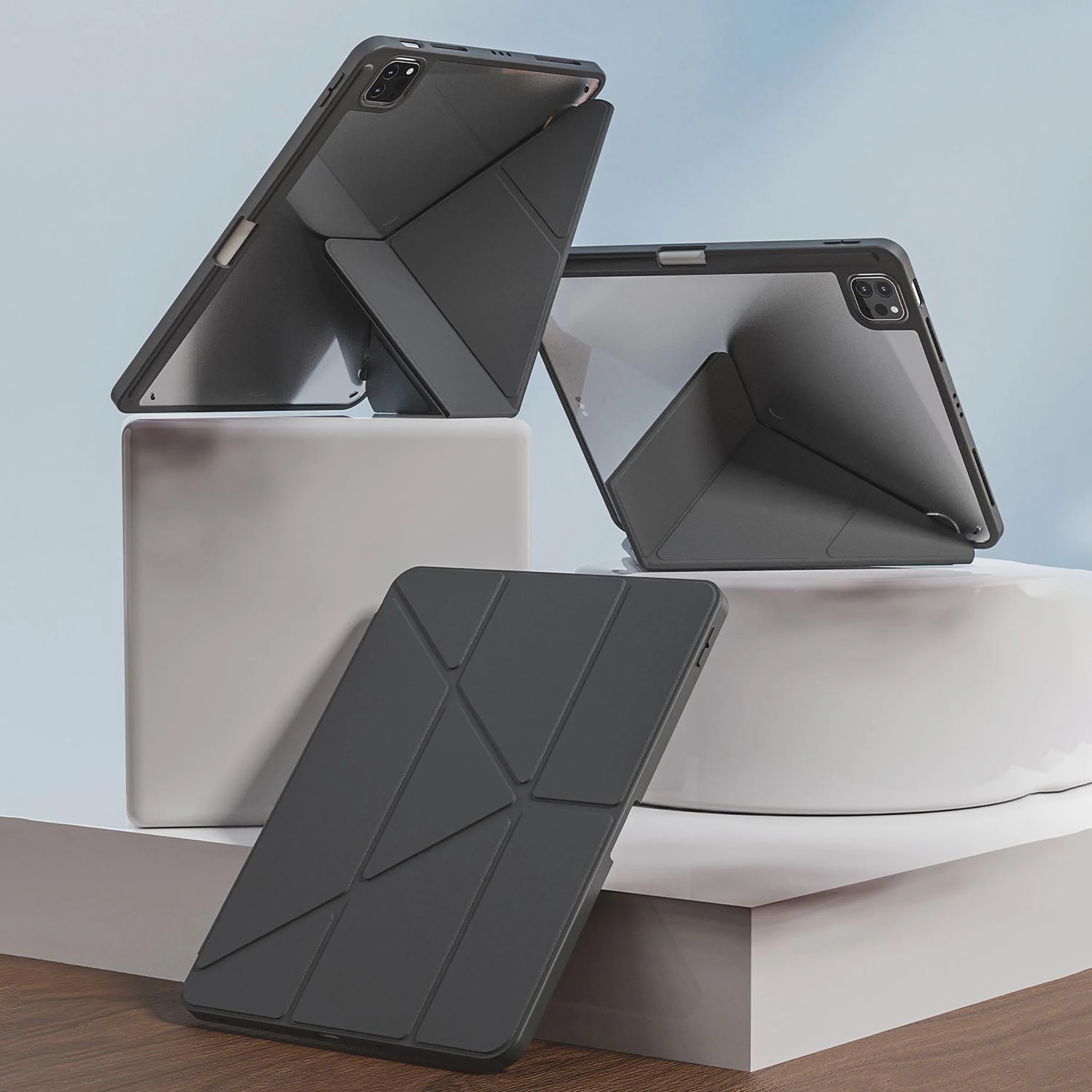 Sleek Magnetic Y-Fold Tablet Protective Case