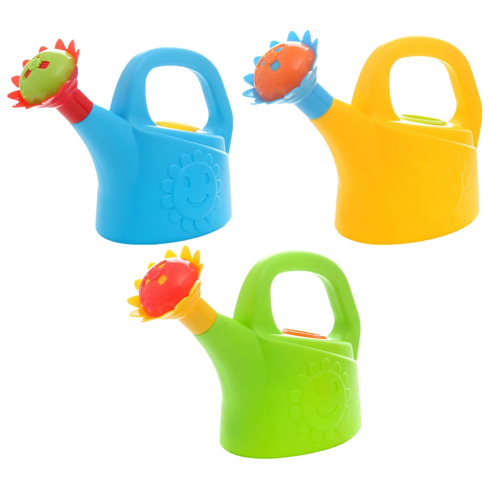 

3 Pcs Chicken Watering Can Garden Toy Toddler Bath House Plants Kids Supply Multi-function House Plants Accessory Indoor Pot