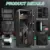Large Home Gun Safe for Rifles, Pistols, and Shotguns with Quick Access Digital Lock, Adjustable Shelves, and Handgun Compartmen 6