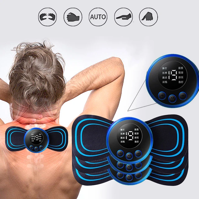 Plastic Mini Electric Ems Massager Massage Stick Patch, For Body Relaxation