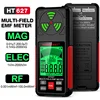 HT627 EMF Meter 3 in 1 Electromagnetic Radiation Tester Electromagnetic Field RF Radiation Detector Radio Frequency Field Tester 6