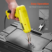SucceBuy Plastic Welding Kit 220W Plastic Welder Gun w/ 800/1200 PCS Hot Staples Professional Hot Staple Welding Gun for Repair 5
