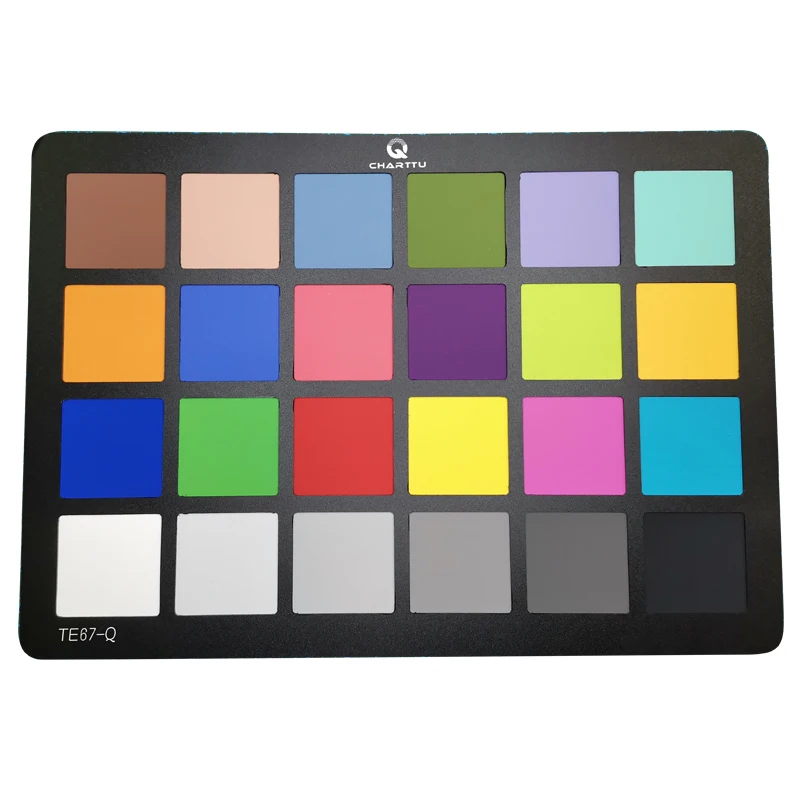 Colorchecker Gráfico de Teste de Cor Placa de Paleta de Cartão de Verificador de Equilíbrio Superior Correção de Cor Digital Personalizado 24