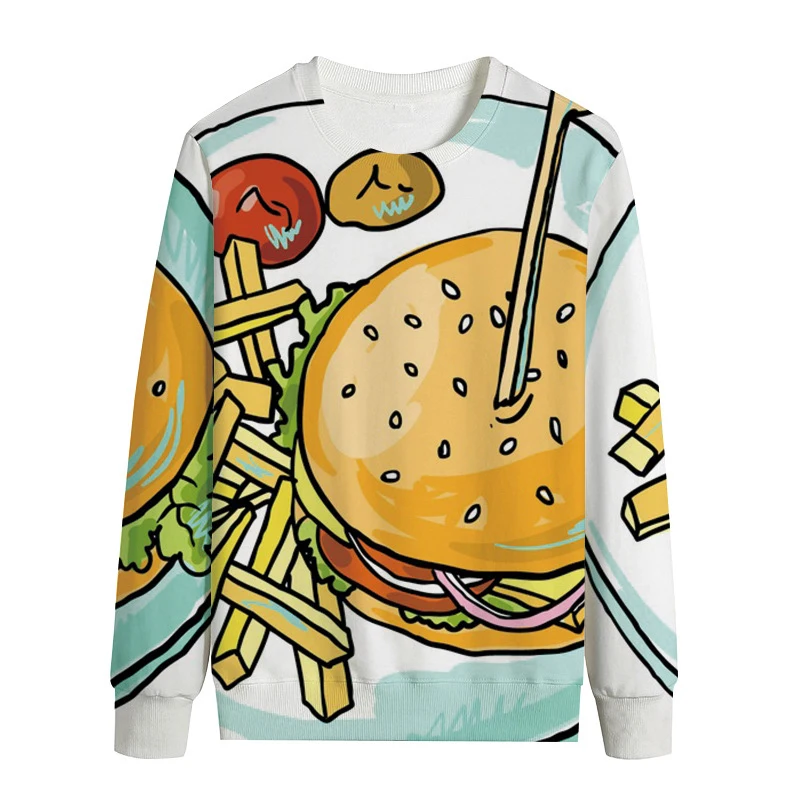 Hamburg Pattern 3d Printed Sweatshirts for Men and Women Pullovers Harajuku Unisex Tops