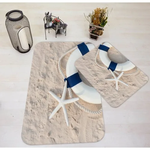 

Коврик пикап HV824BT, коврик для ванной с изображением песчаного пляжа, коврик для сиденья унитаза