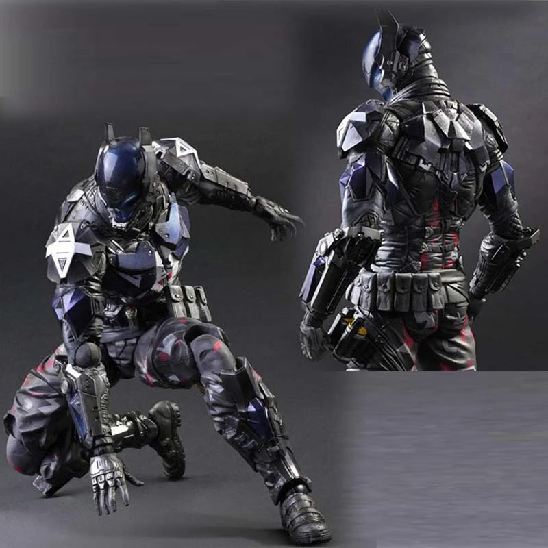 Figura de acción de Batman de 16cm de altura para niños, juguete de juguete con  armas, Arkham Knight, 2022| | - AliExpress