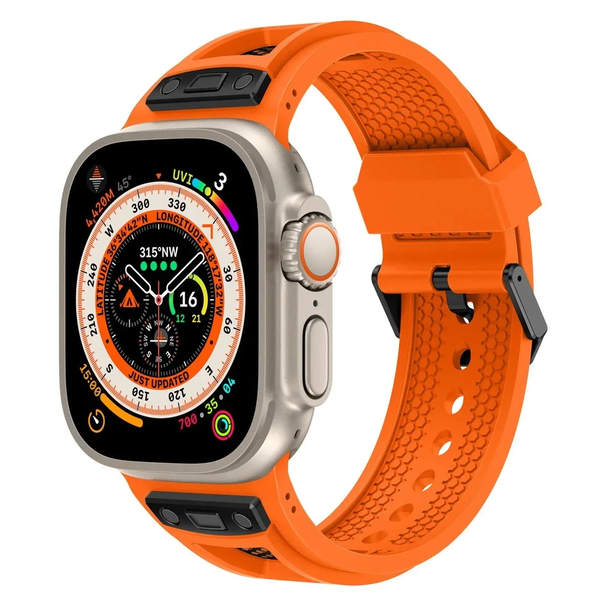 Uhrenarmband für iWatch 42/44/45/49 mm, modisches Metallarmband für die Uhrenserie Ultra2 Se 9/8/7/6/5/4/3/2/1_voghion.com