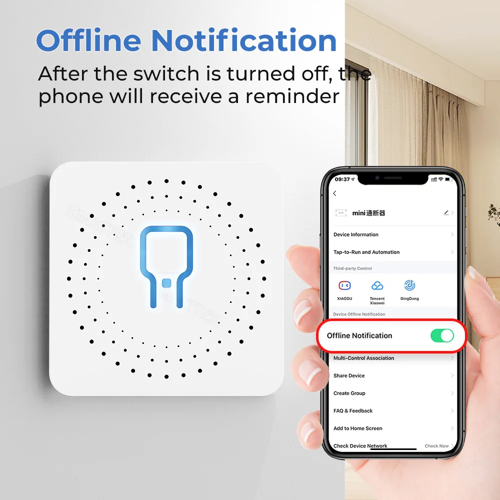 Tuya Zigbee / WiFi MiNi Smart Switch With Power Monitor 16A 2-way Control Timer Breaker Relay Work With Alexa Google Home Alice 6 Tuya Zigbee / WiFi MiNi Smart Switch With Power Monitor 16A 2-way Control Timer Breaker Relay Work With Alexa Google Home Alice 6