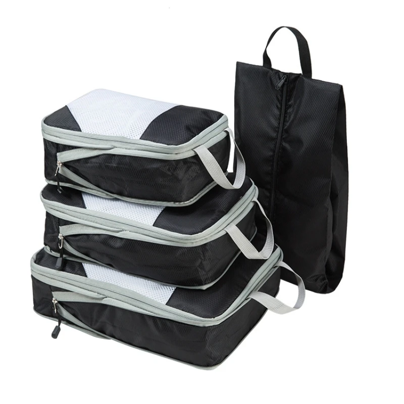 

4Pcs/Set Travel Organizer Storage Bags Suitcase Packing Set Storage Cases Portable Luggage Organizer Clothe Shoe Pouch
