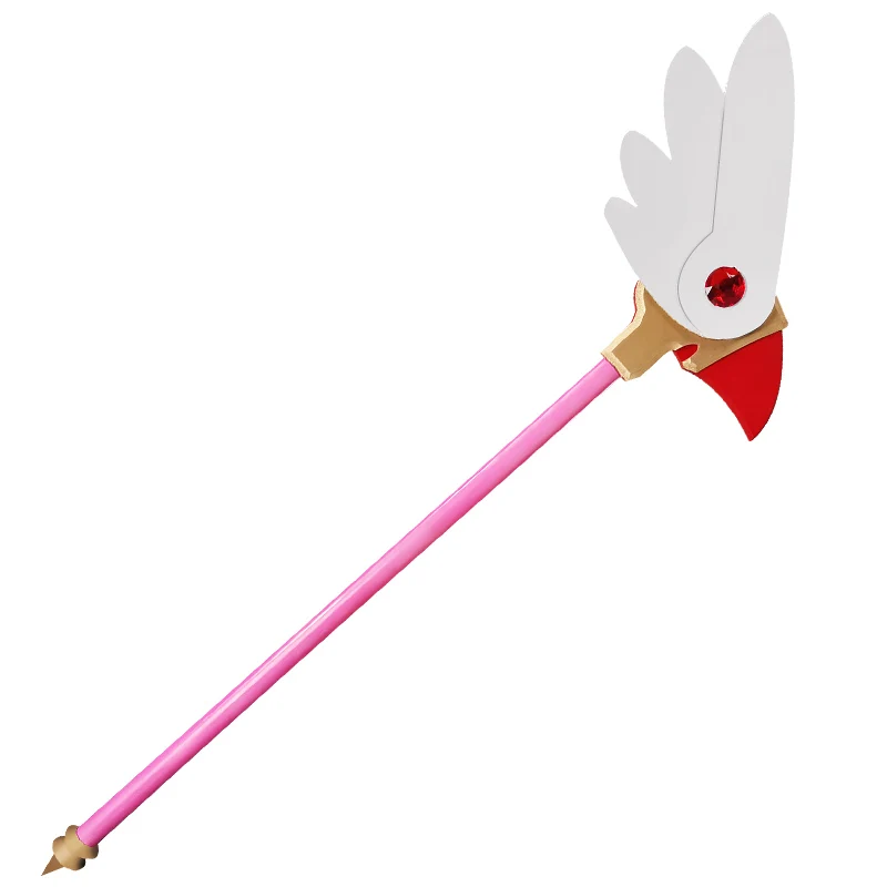 

Аниме карточные капсулы Сакура КИНОМОТО реквизит для косплея Звездная палочка трости штатива трости искусственное оружие аксессуары для косплея подарки