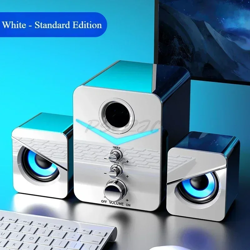 Computer Speaker Home Desktop Computer Laptop Universal Small Speaker Wired Desktop Subwoofer