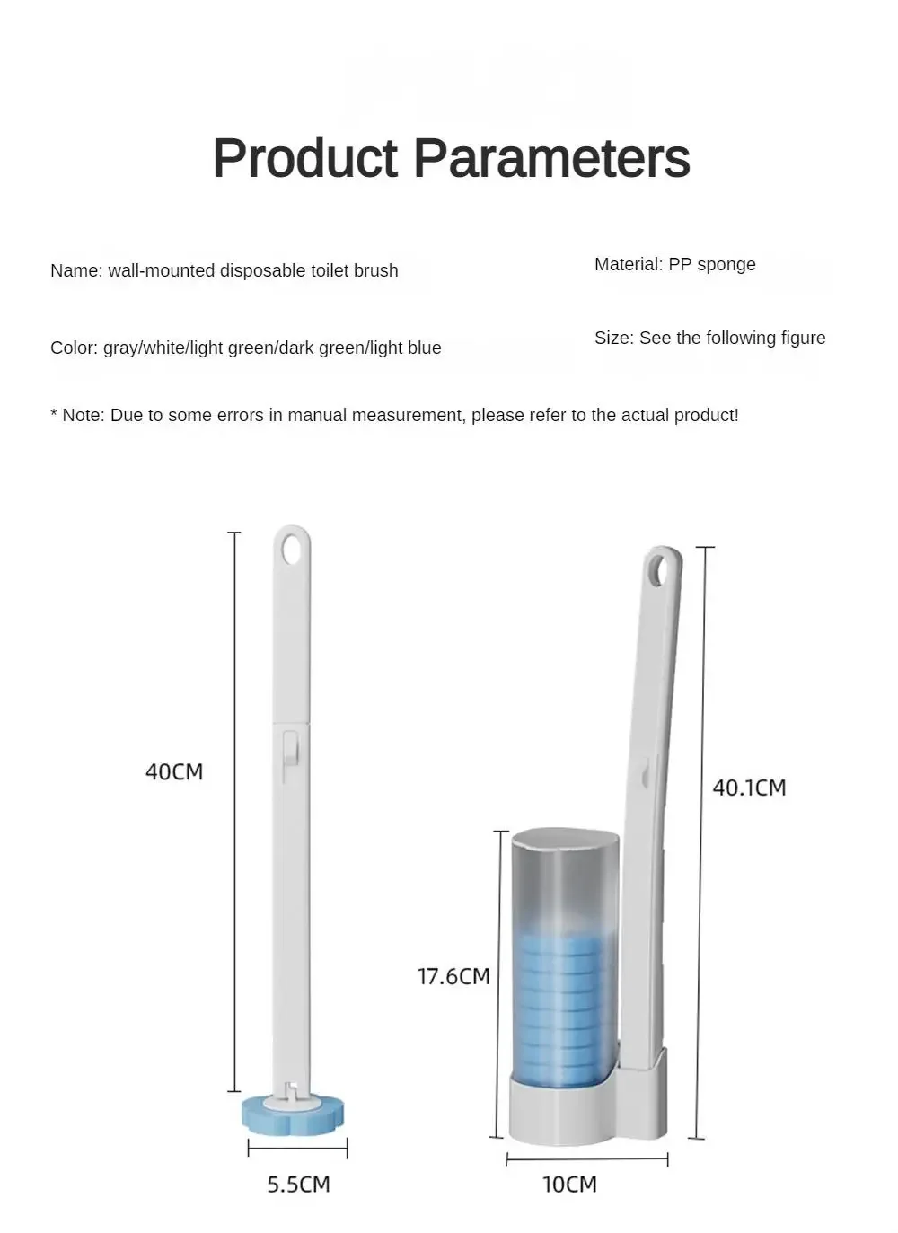 Disposable Toilet Brush Image 1
