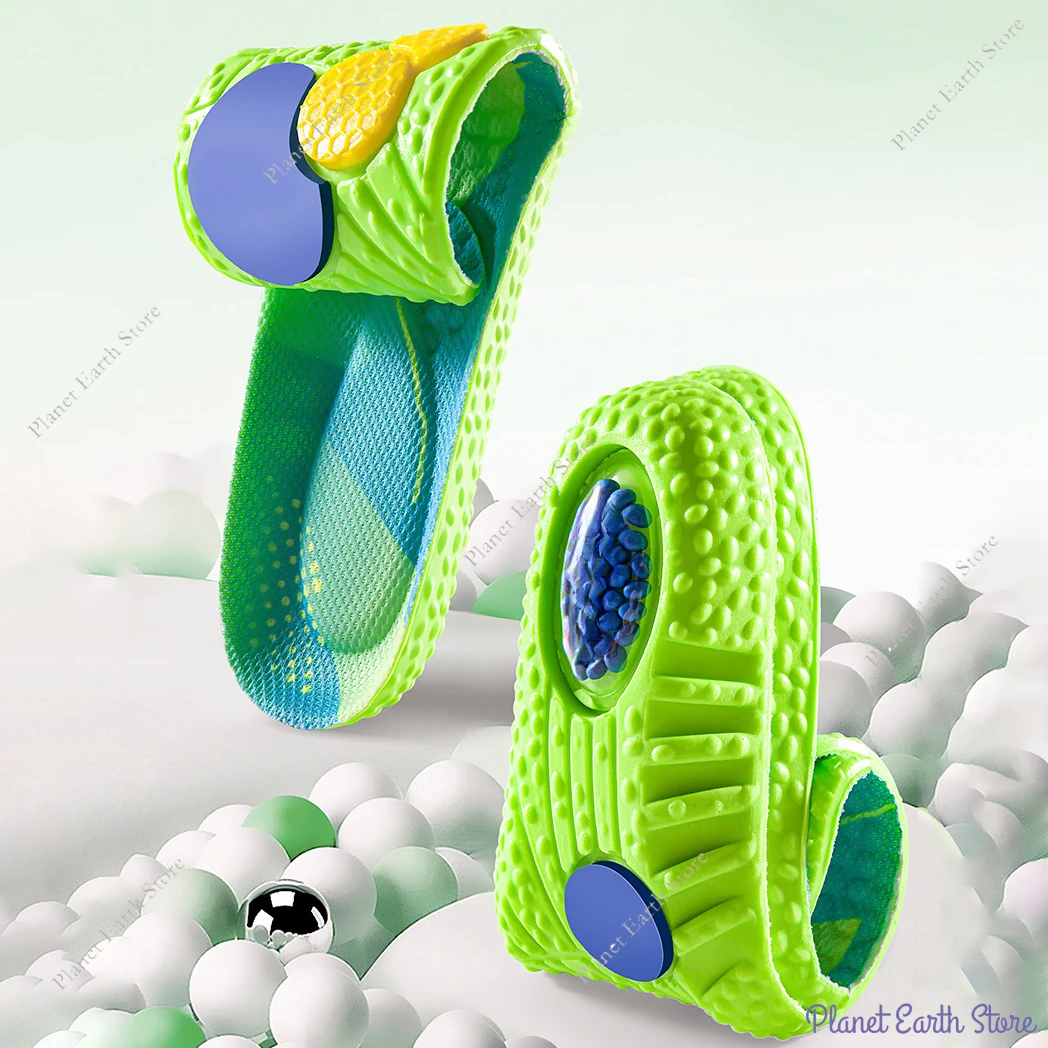 Size 35-46 1 Pair Sport Shock Absorption Insoles Air Cushion Breathable Arch Support Orthopedic Shoe Pads