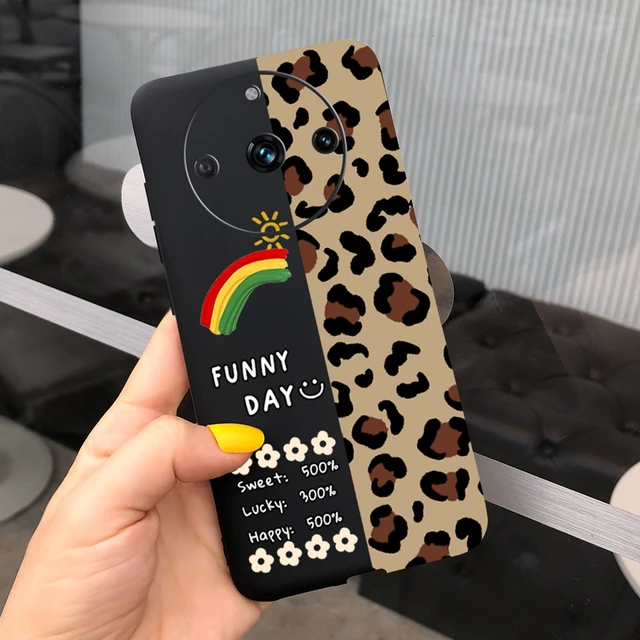 Silicone Phone Back Cover Design Art For Realme 11 Pro Case Cute