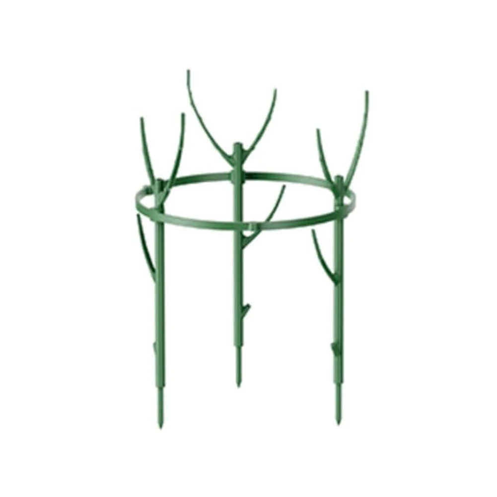 

Vegetable Garden Plant Trellis Plant Support Rings Antirust Easy To Install Green Plastics Climbing Vegetables
