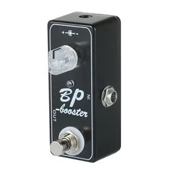 MOSKY Audio BP Booster Clean Boost Pedal - True Bypass for Enhanced Guitar and Bass Sound (Black)