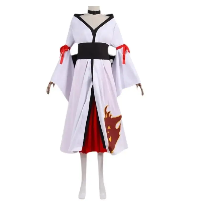 

Anime Cosplay Fairy Tail Ikaruga Cosplay Kimono Full Outfits The Skulls Team Cloak Skirt Suit Dress Uniform Halloween Outfit