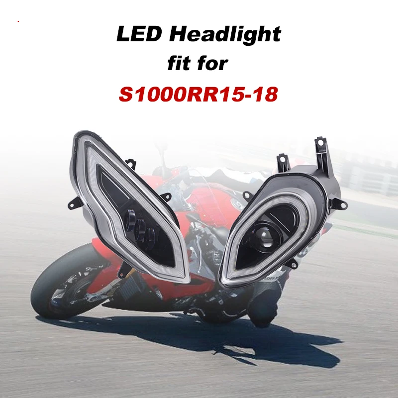 Led Koplamp Met Halo Engel Oog Voor B-MW S1000rr 2015-2018