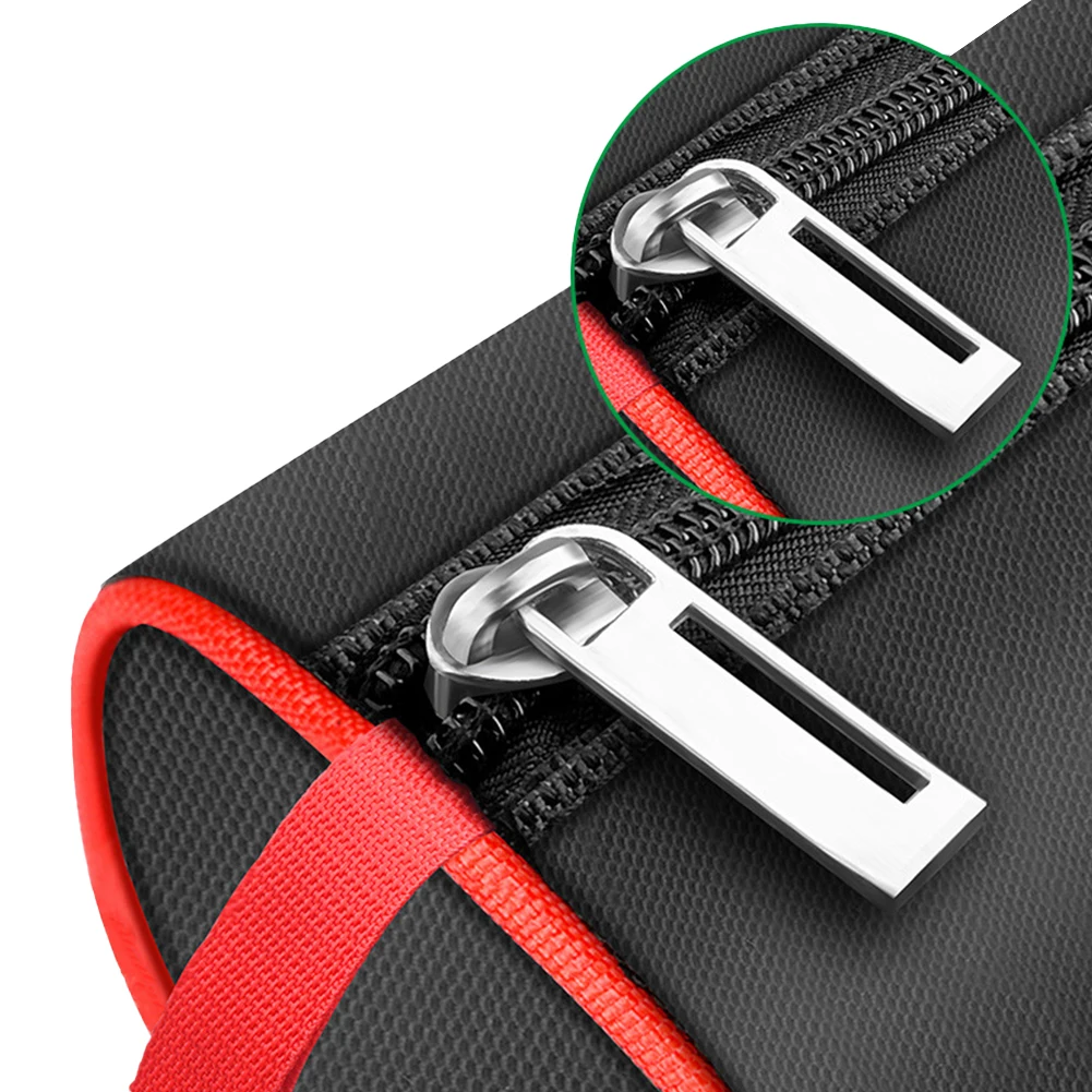 

1pc Electrician Tool Bag Large Capacity Tool Storage Waterproof Wear Resistant Oxford Cloth Portable Multifunctional Tool Bags