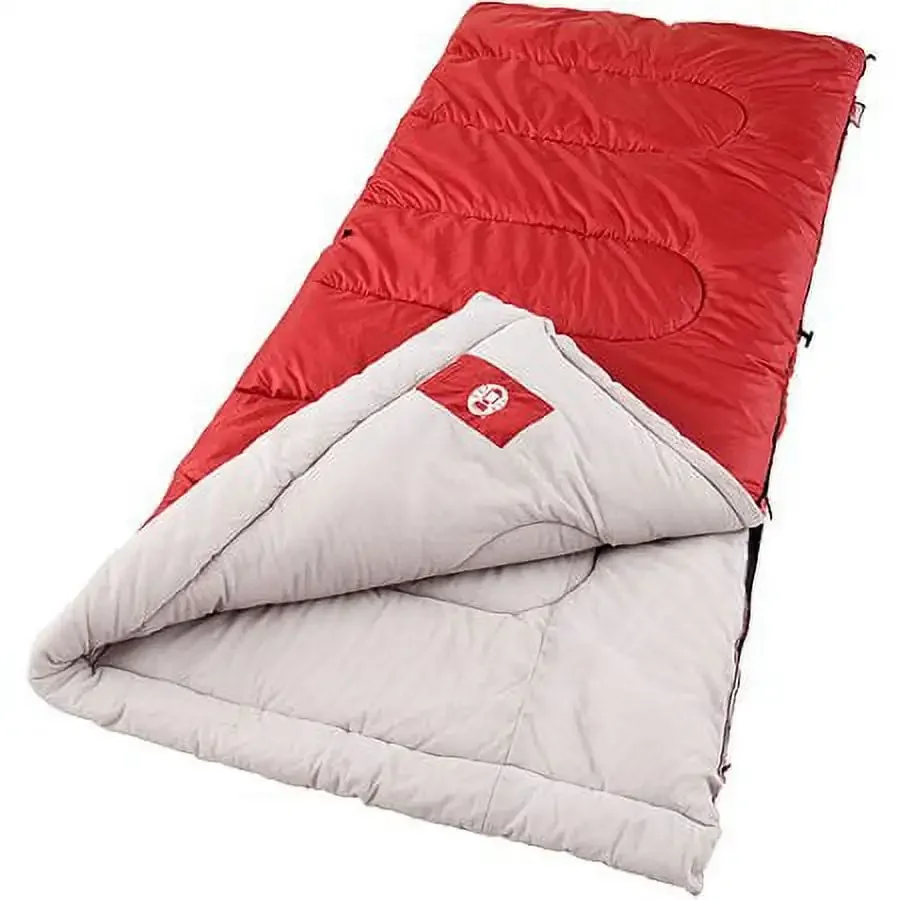 

Coleman Palmettto 30-Degree Cold Weather Rectangular Adult Sleeping Bag, Red