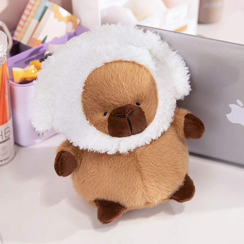 thumbnail image 1 of Animales de peluche Kawaii Capybara, juguetes de Capybara de felpa súper suaves para niños, muñeco de Capybara de peluche bonito para los mejores regalos de cumpleaños, 1 of 5