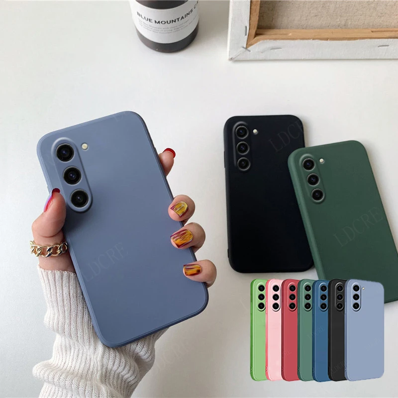 Per Cover Samsung Galaxy S23 Plus Custodia Per Samsung S23 Cover Tpu Originale Antiurto Per Samsung S21 Fe S22 S23 Plus Ultra Funda