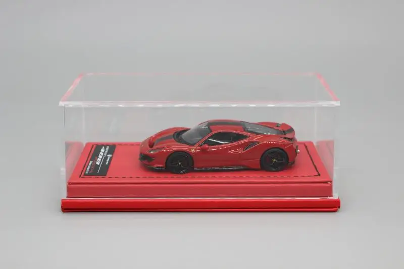 Rotating Wheel 1:64 Red Roadster 488 model