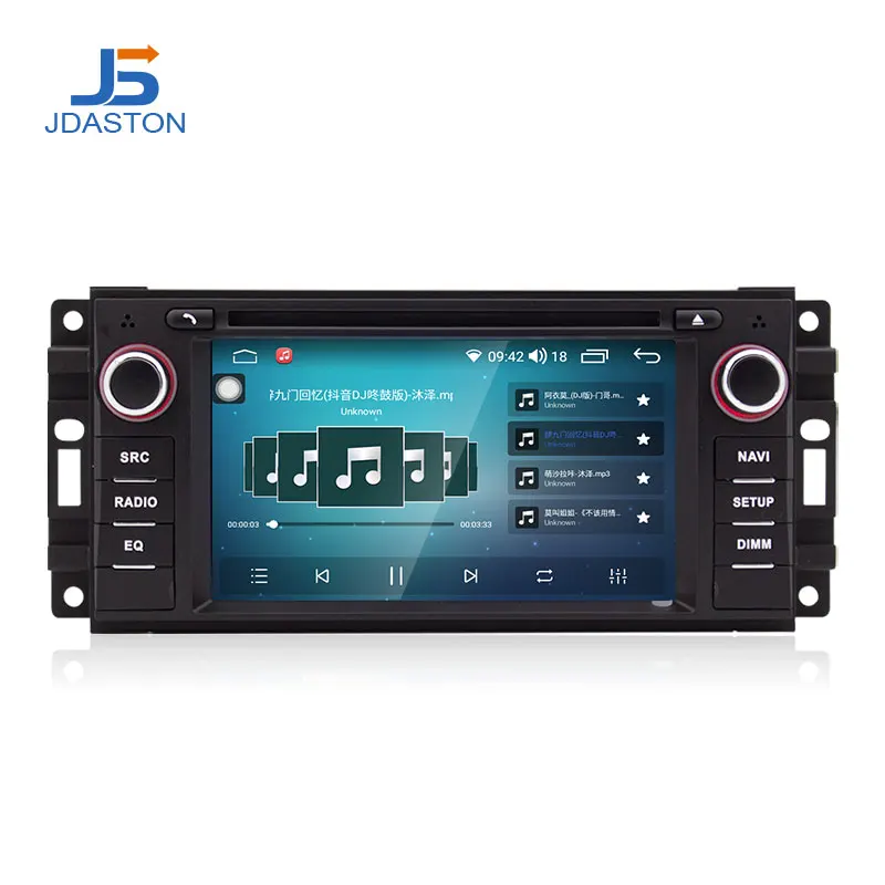 Фото JDASTON Android 13 Автомобильный мультимедийный плеер для Dodge Chrysler Sebring Jeep Compass Commander Grand Cherokee Wrangler GPS радио №3