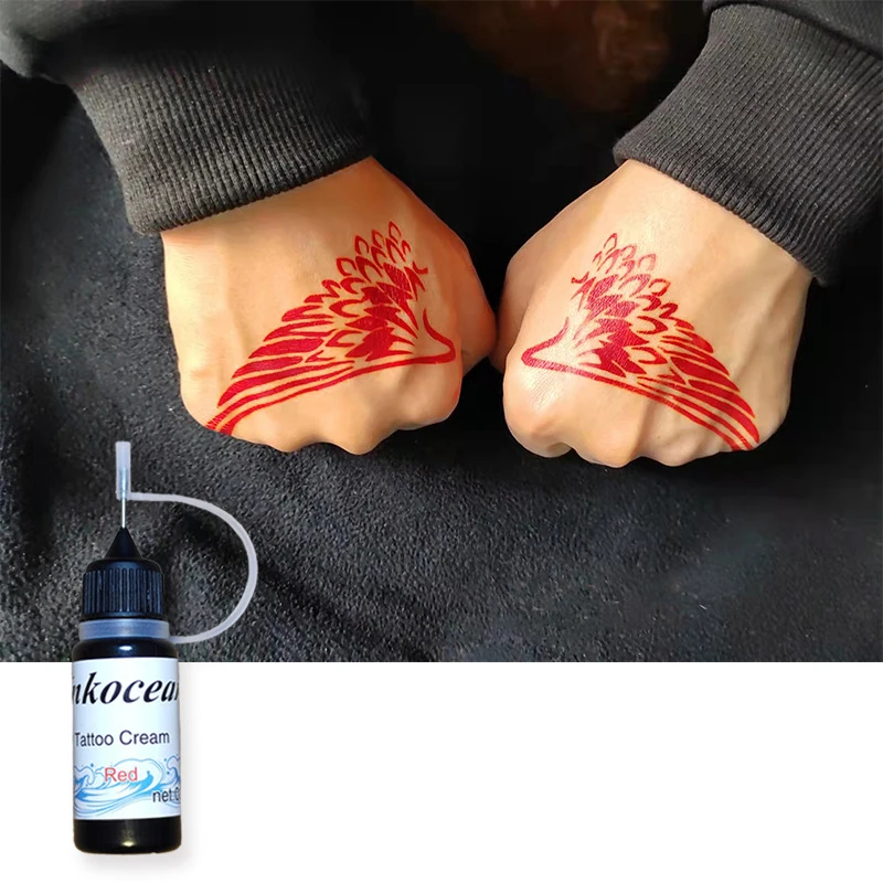 10ml Temporary Tattoo Cream For Women Men Kids Fake Tattoos Semi Permanent Tattoo Ink Art Painting Diy Fake Freckles tattoo ink,tattoo ink pigment,tattoo ink kit,tattoo transfer cream,tattoo pen kits,tattoo needles