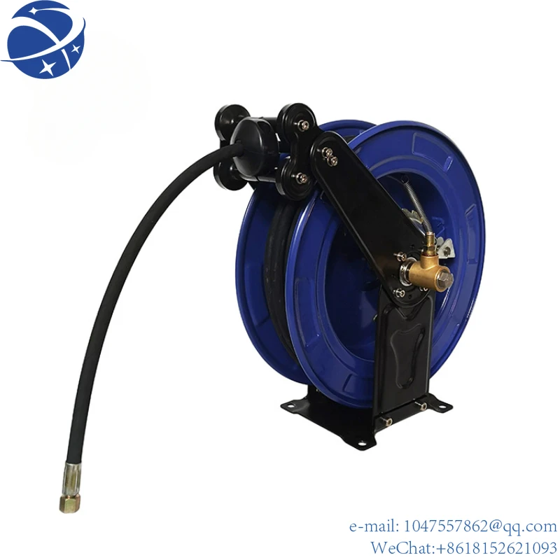 

Yun YiHeavy Duty 1/4 Inch Industrial Grease Automatic Retractable Wall Mount Spring Rewind Water Oil Air Hose Reel