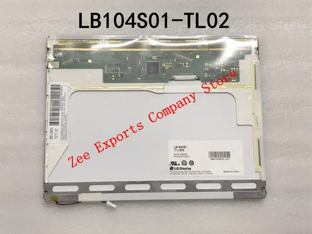 

Бесплатная доставка, ЖК-дисплей LB104S01(TL)(01) LB104S01(TL)(02) 10,4 дюйма, панель экрана дисплея, 100% протестирован для доставки LB104S01 TL01
