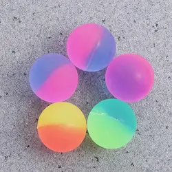 10Pcs 25mm Funny Outdoor Colorful Elastic Bouncy Ball Game Jumping Balls Kids Party Toys Christmas Carnival Children Party Gift
