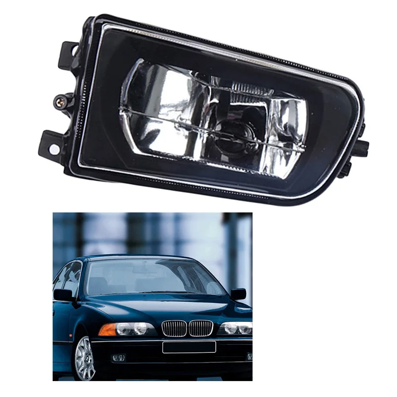 63178381977 Exterior Front Left Bumper Fog Light Housing Driving Running Lamp Shell Cover Fit For Bmw E39 5-Series Z3 1997-2000