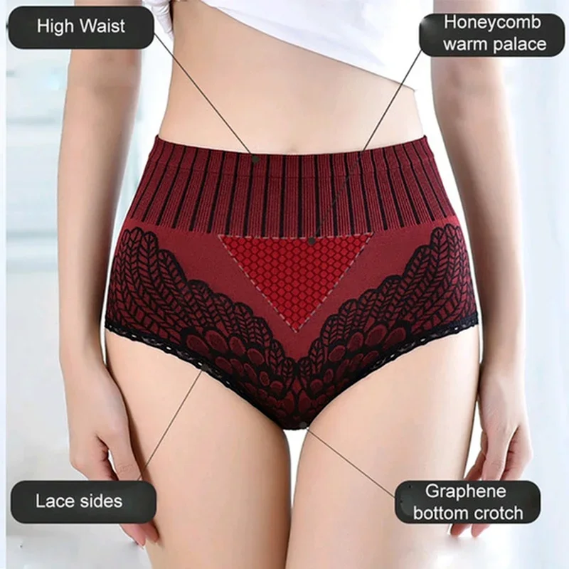 Description Picture 4 of itemNew Women's Panties Underwear Seamless Briefs High Waist Underpanties Bodyshaper Ladies Female