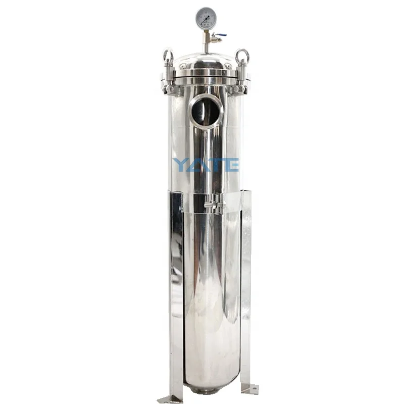 

high flow filter cartridge 0.1micron stainless steel bag filter housing