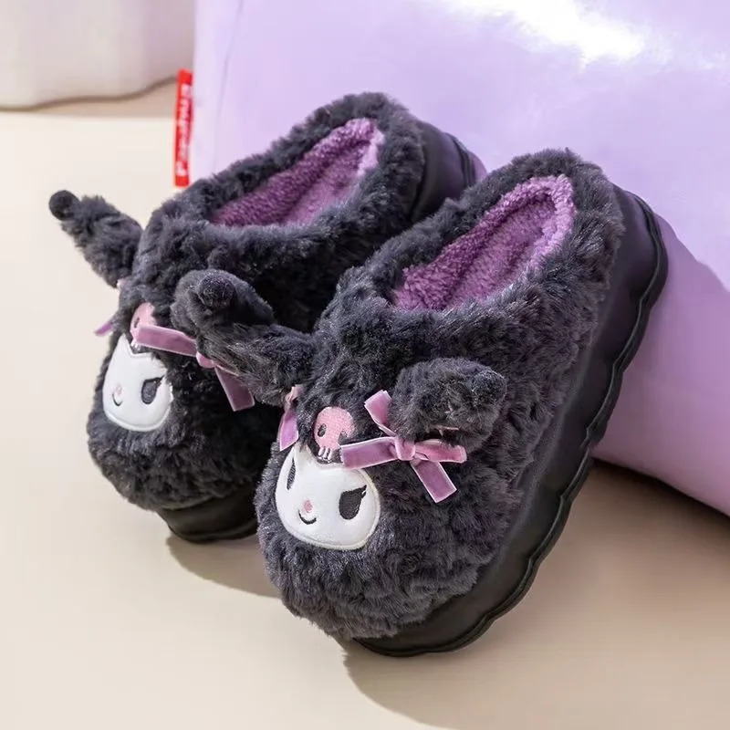 Sanrio My Melody Hello Kitty Kuromi Cotton Slippers Cartoon Cute
